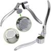 TRIXES Steel Garlic Press Ginger Crusher Kitchen Equipment Utensil