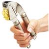 Qlty First Stainless Steel Professional Garlic Press, Crusher Complete Bundle -