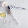 Aluminum Self-Cleaning Garlic Press