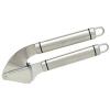 HeyLR Stainless Steel 18/8 Garlic Press Oval Handle Crush Garlic Cloves And