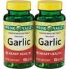 Spring Valley Odorless Garlic 2 Pack 1000mg 100 Softgels Each Free Shipping