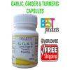 Best Offer/Quality - 500 mg Veggie Capsules Garlic,Ginger &amp; Turmeric free ship