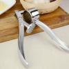 Protable Stainless Steel Garlic Press Crusher Squeezer Masher Home Kitchen Tool