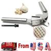 Top Rated EcoJeannie Garlic Press w/ Hanging Hook &amp; Square Holes w/ Brush