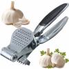 Pro Heavy Duty Zinc Alloy Metal Garlic Press Crusher Slicer Grinder Tool Grip