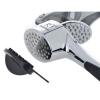 Garlic Press Premium Garlic Mincer with Cleaning Brush and Comfortable Handle