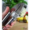 KitChef Premium Garlic Press includes a Garlic Peeler Plus a Cleaning Brush