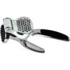 Stainless Chrome Garlic Press Crusher Easy Clean Grip Handle Dishwasher Safe