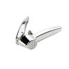 Garlic Press, Tong Stainless Steel Garlic Press with Heavy Large Handles Easily