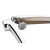 Garlic Press, Tong Stainless Steel Garlic Press with Heavy Large Handles Easily