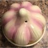 Garlic Roaster Shaped Like Garlic Never Used With Instructions Nice Pink Cream