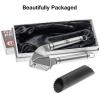 Alpha Grillers Garlic Press and Peeler Set. Stainless Steel Mincer and...