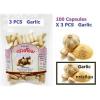 300 Capsules Garlic Reduce Cholesterol Blood Sugar Increase Immunity Herbal