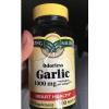 SPRING VALLEY 1000mg Odorless GARLIC  100 SOFTGELS Exp 4/17 Sealed Damage Bottle