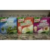 KNORR SEASONING ASSORTED MINI CUBES. 1 BOX OF EACH OF ONION, GARLIC, CILANTRO