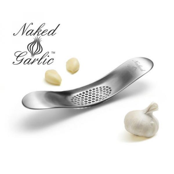 Naked Garlic (TM) - Garlic Press, Garlic Rocker, Garlic Crusher &amp; Garlic Mincer #4 image