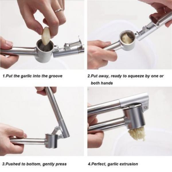 Oye Stainless Steel Garlic Press #3 image