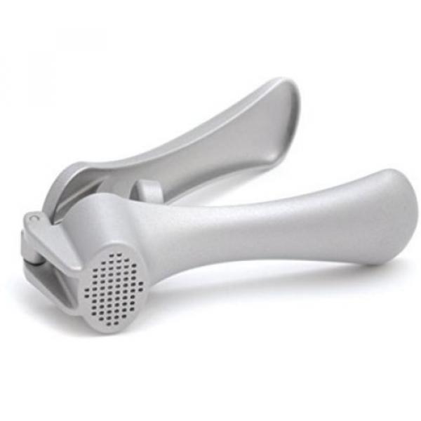 Rowav European Chef Garlic Press/ Crush/ Mince/ Easily Even Unpeeled Clove and #4 image