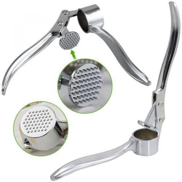 TRIXES Steel Garlic Press Ginger Crusher Kitchen Equipment Utensil #3 image