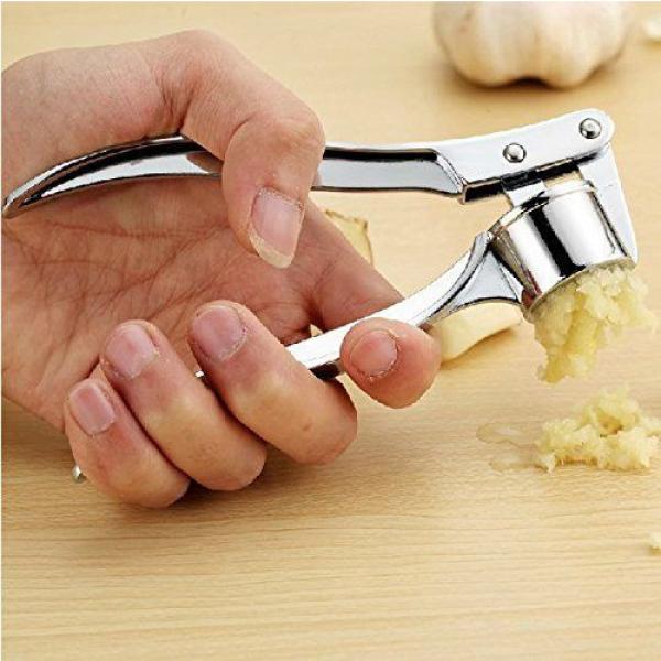 TRIXES Steel Garlic Press Ginger Crusher Kitchen Equipment Utensil #4 image