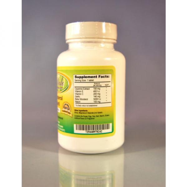 Cholesterol Guard, Beta Sitosterol, Cayenne Garlic. USA Made ~240 (4x60) tablets #2 image