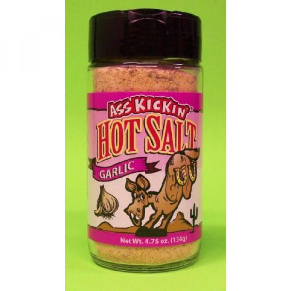 ASS KICKIN&#039; HOT SALT GARLIC SEASONING - 4 OZ. SPICE JAR - SPICY AND SALTY #1 image