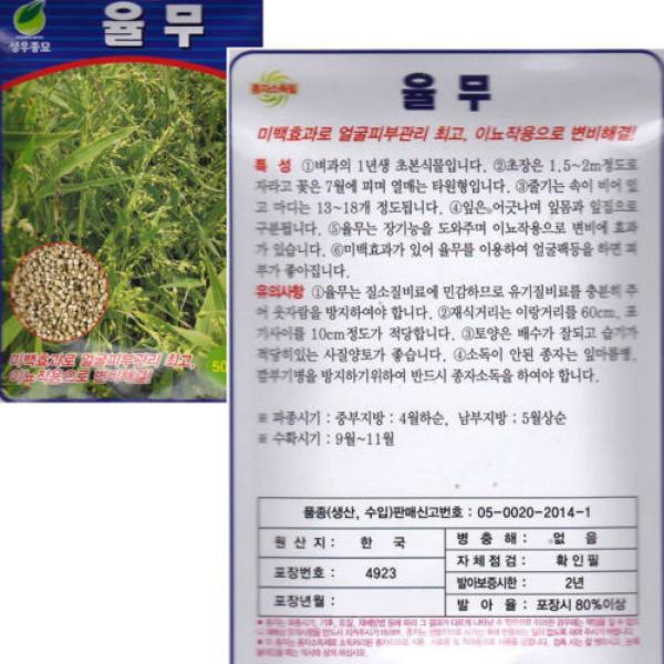 Korea vegetable herb seeds Tree Garden Seed Farm Agriculture Job`s tears(Yulmoo) #5 image