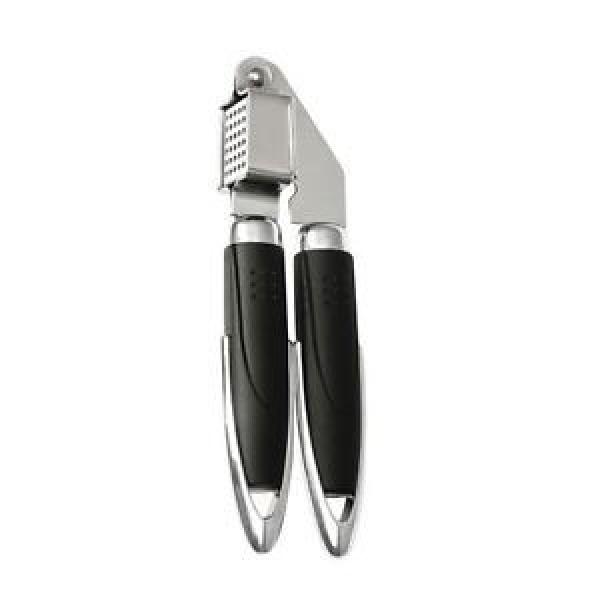 Garlic Press, Soft Grip Handle, Stainless Steel #1 image