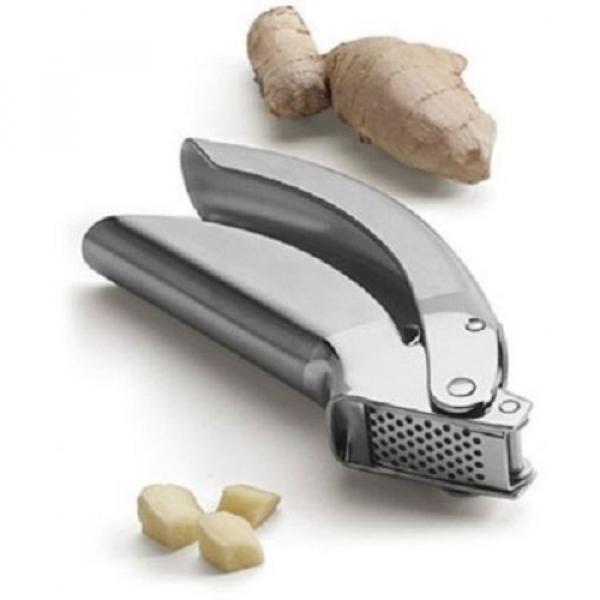 Garlic Press Kitchen Stainless Steel Crusher Cooking Squeezer chef Tool #4 image