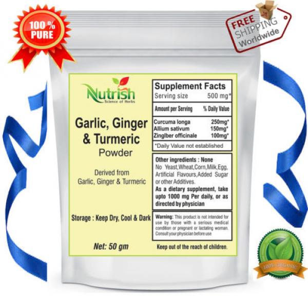 Garlic,Ginger &amp; Turmeric(GG&amp;T) Powder 25 gm Anti-Oxident Organic &amp; Pure #1 image