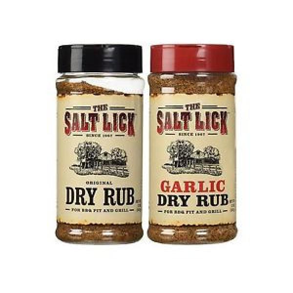 The Salt Lick Authentic Texas BBQ Dry Rub Combo (Original + Garlic) 12 Oz | P... #1 image