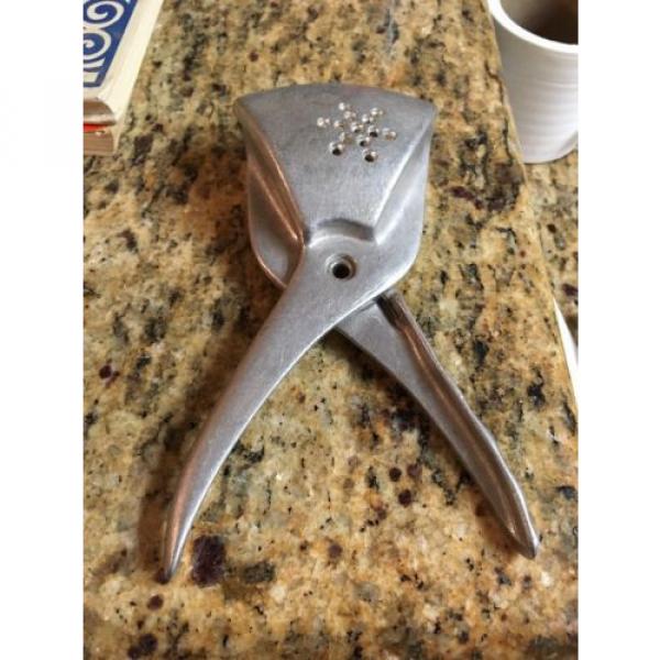 Weird large  GARLIC PRESS type thing?? , Kitchen Utensil Rival Mfg Co #4 image