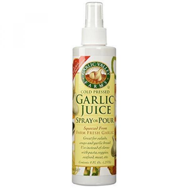 Garlic Valley Farms &#034;Cold Pressed&#034; Garlic Juice Spray or Pour - 8 oz. #1 image