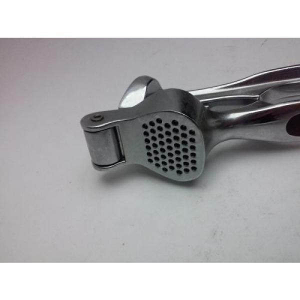 Garlic Press Heavy Duty Kitchen Utensil Rubber Grip Handle #2 image