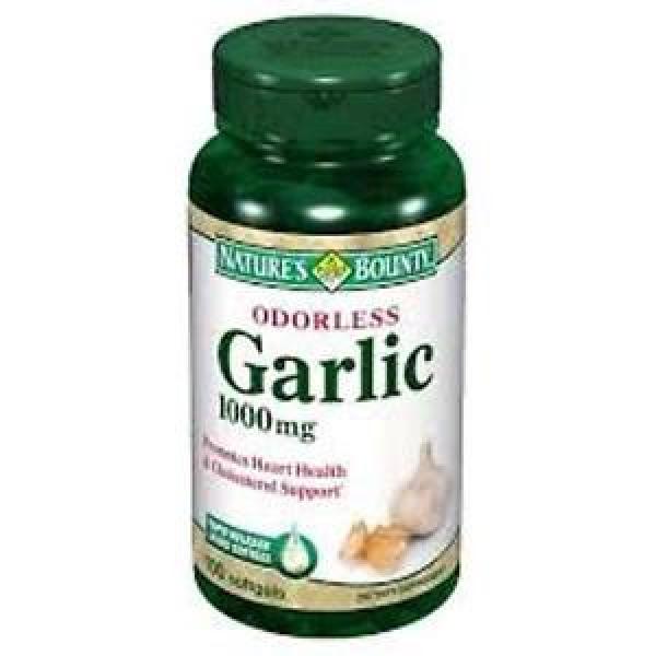 Nature&#039;s Bounty Odorless Garlic 1,000 mg Softgels, 100 ct (3 Pack) #1 image