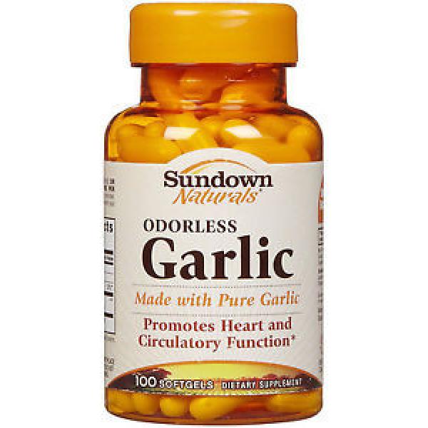 Sundown Odorless Garlic Softgels - 100 ct #1 image