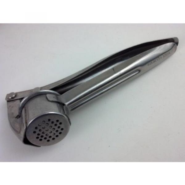 Stainless Steel Garlic Press Crusher Masher #2 image