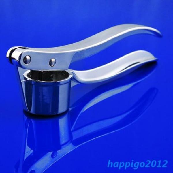 Practical Stainless Steel Ginger Garlic Peel &amp; Press Mincer Kitchen Tool #2 image