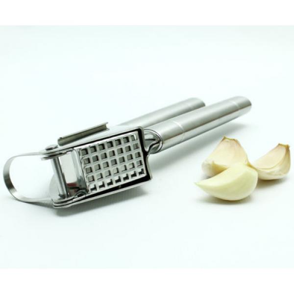 Top Rated EcoJeannie Garlic Press w/ Hanging Hook &amp; Square Holes w/ Brush #2 image