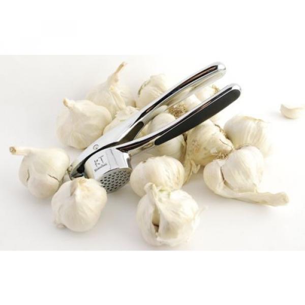 KT.KitchenTools DELUXE GARLIC PRESS, A Must-Have Kitchen Tool to Crush Fresh New #2 image