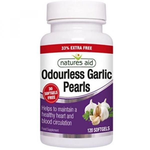 Natures Aid 2mg Garlic Pearls One A Day - Pack Of 120 Capsules #1 image