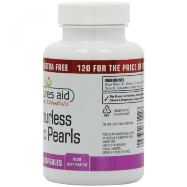 Natures Aid 2mg Garlic Pearls One A Day - Pack Of 120 Capsules #2 image