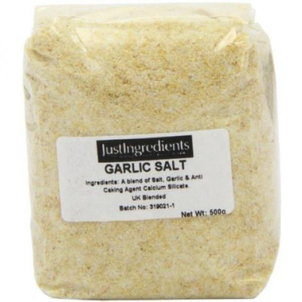 JustIngredients Essential Garlic Salt Loose 500 G (Pack Of 2) #1 image