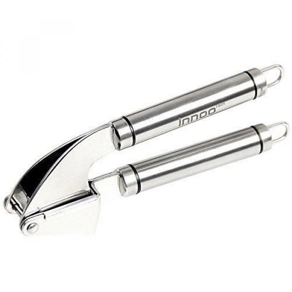 Innoo Tech Garlic Press Stainless Steel - the Garlic Cookbook eBook Included - #1 image