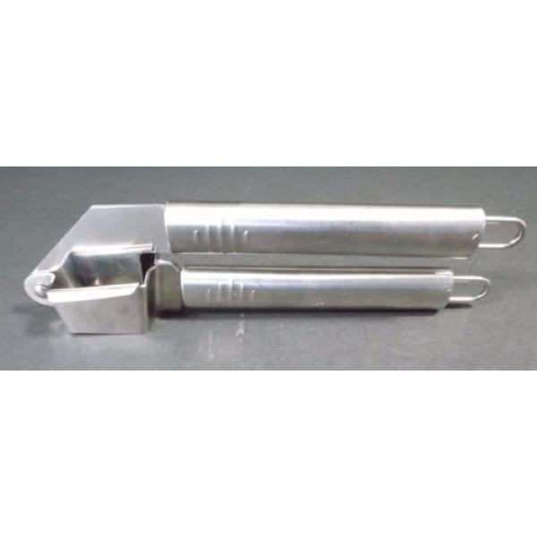 Garlic Press, Chrome Metal with Easy Grip Handles,   Free ShiPPing #3 image