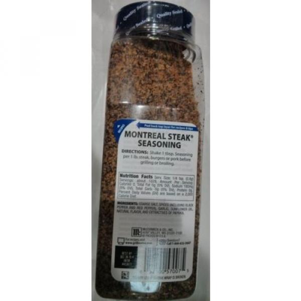 29 oz McCormick Montreal Steak Seasoning, BBQ Grill,Coarse Salt Spices Garlic #2 image