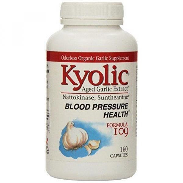 Kyolic Aged Garlic Extract Blood Pressure Health Formula 109 -- 160 Capsules #5 image