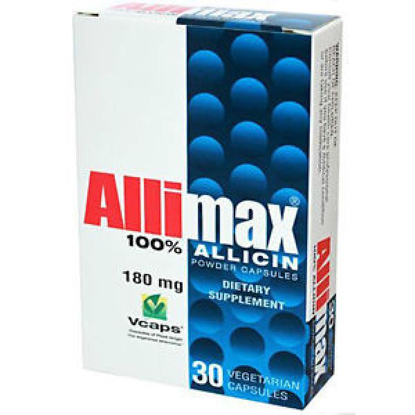 Allimax Allicin - 30 Vegetarian Capsules (180mg)(Allicin is from garlic) #1 image