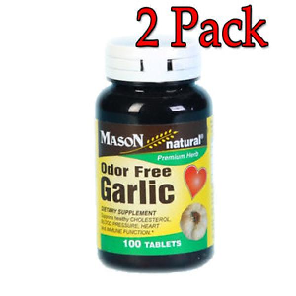 Mason Natural Odor Free Garlic Tabs, 100ct, 2 Pack 311845123619T201 #1 image