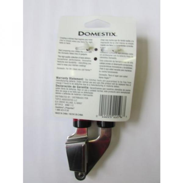 Domestix Garlic Press - Ergonomic Handle W/ Comfort Grip #2 image